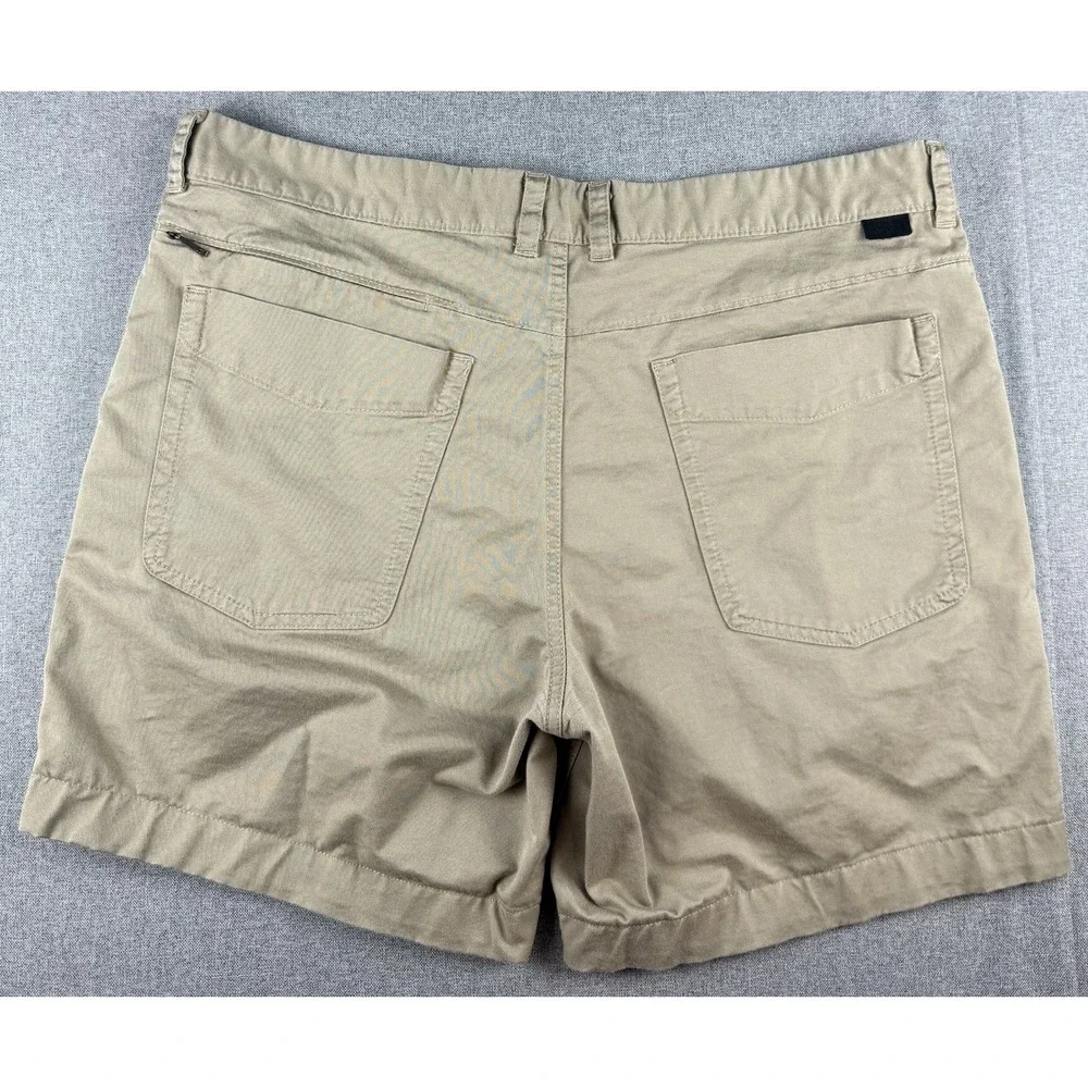 The North Face Men's Khaki Shorts Size 36 Outdoor Hiking Casual Cotton